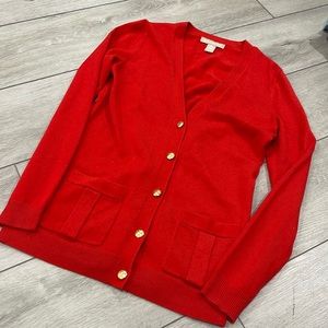 Banana republic long sleeve cardigan button sweater